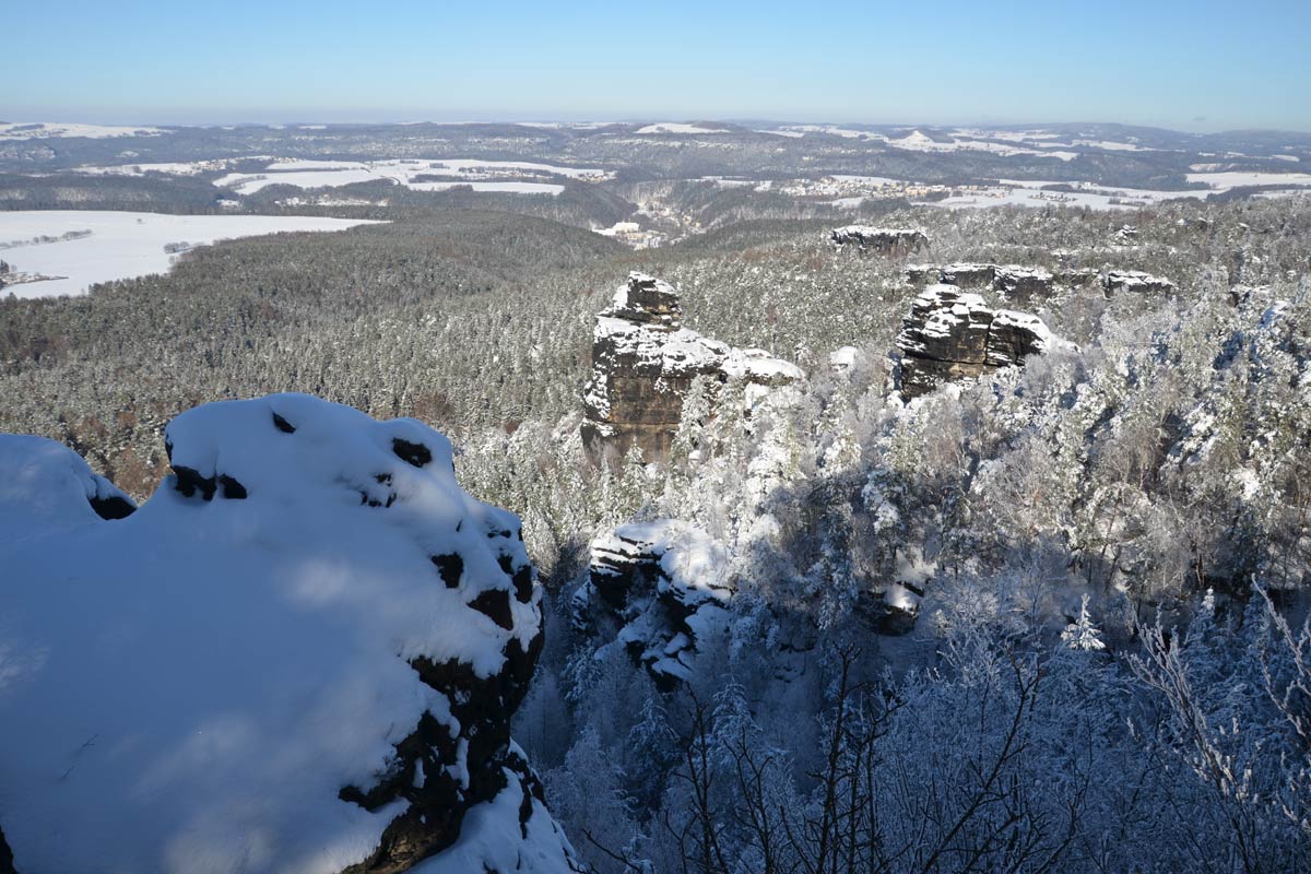 Winter in der Sächsischen Schweiz